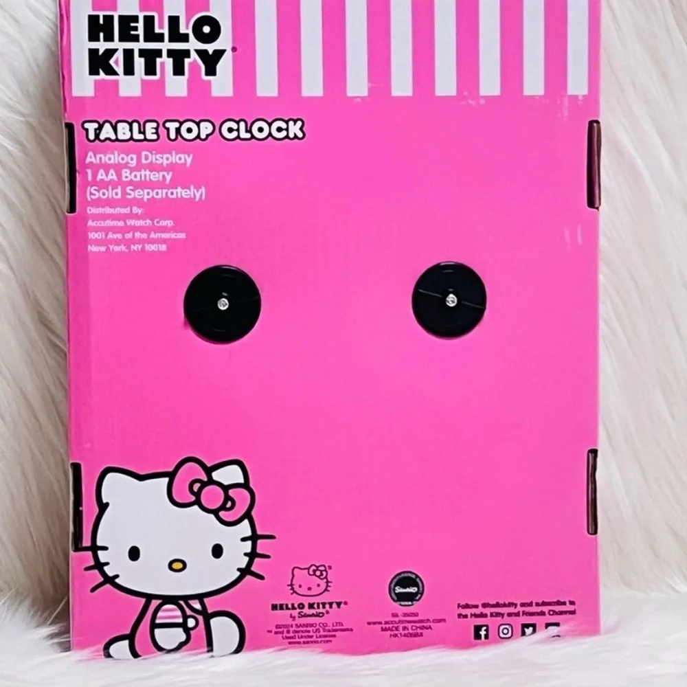 2-1 NEW Sanrio Hello Kitty & Friends backpack Mini ++Kitty desk clock